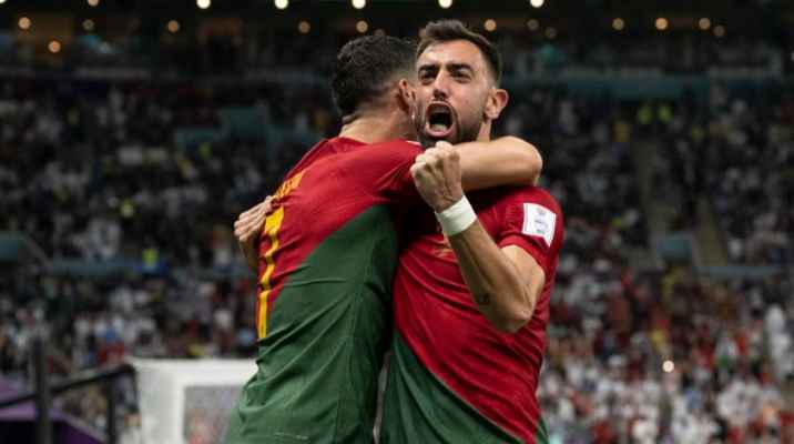 اهداف البرتغال امام الاوروغواي
