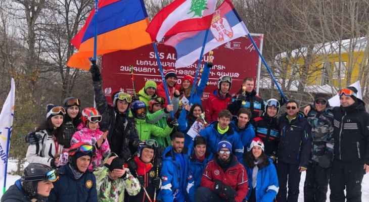 بطولة الدول الصغرى في التزلج :لبنان في المركز الأول ب8 ميداليات ملوّنة
