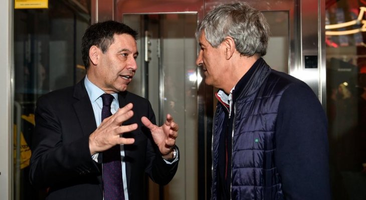 إجتماع مرتقب بين رئيس برشلونة ومدرب الفريق سيتيين