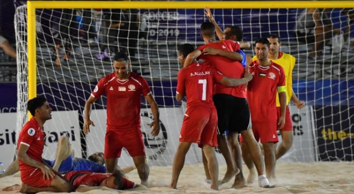 لبنان يودّع كأس آسيا للكرة الشاطئية بعد الخسارة أمام فلسطين