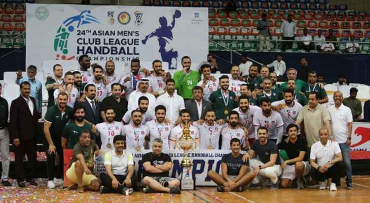 الكويت الكويتي يتوج بلقب بطولة الاندية الآسيوية لكرة اليد