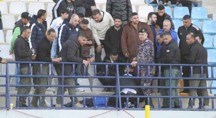 وفاة مشجع خلال مباراة في الدوري الأردني