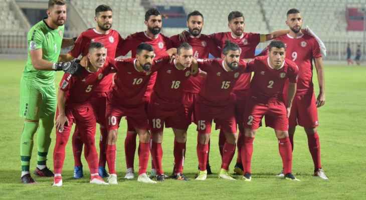 انتهاء الشوط الاول: لبنان 0 - 0 الكويت