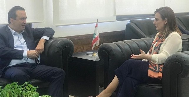 الوزيرة أوهانيان ترعى لقاء لبنان والبرازيل في كأس ديفيس بالتنس