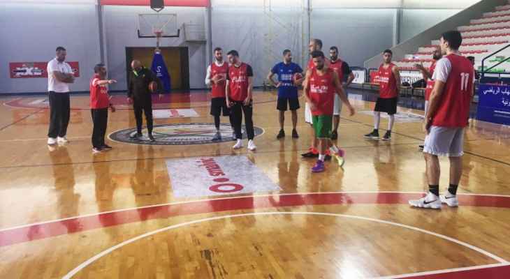 تصفيات كأس العالم في كرة السلة: منتخب لبنان يواصل استعداداته لمواجهة سوريا