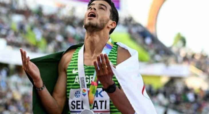 فضية للجزائري سجاتي في سباق 800 م في بطولة العالم لالعاب القوى