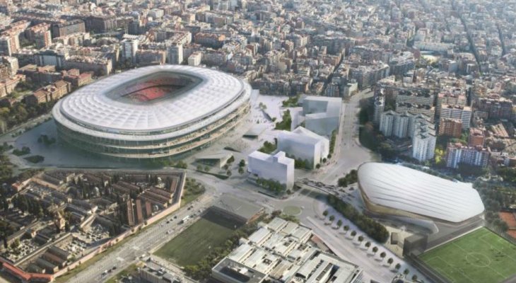 برشلونة يحدد موعد انتهاء اعمال تجديد ملعب الكامب نو