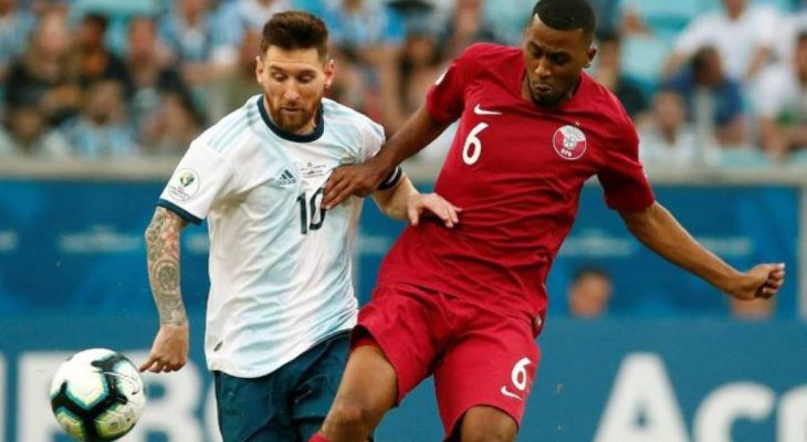 علامات لاعبي مباراة الأرجنتين - قطر