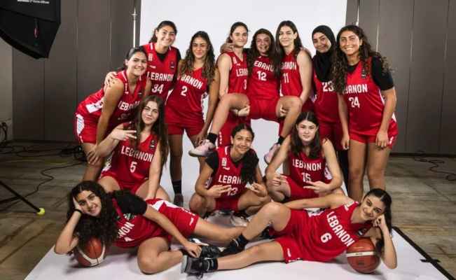 بطولة آسيا للاناث تحت ال18 بكرة السلة : فوز لبنان على سوريا 20-0