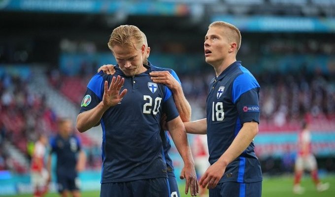 احصاءات مُلفتة من مباراة  الدنمارك وفنلندا