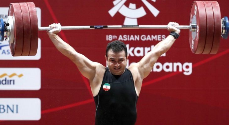 سهراب مرادي يحقق رقما قياسيا في دورة الألعاب الآسيوية 
