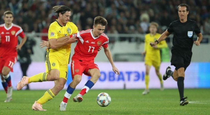 دوري الأمم الأوروبية: التعادل السلبي يسيطرعلى مباراة روسيا والسويد 