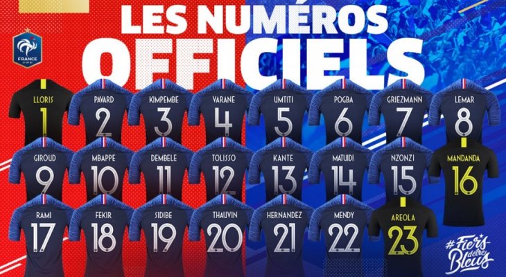من سيحمل الرقم 10 مع المنتخب الفرنسي في كاس العالم 2018؟