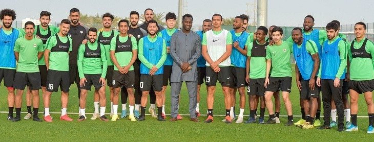 أمارا ديانيه يعود إلى الريان بصفته سفير كأس امم افريقيا 2023 