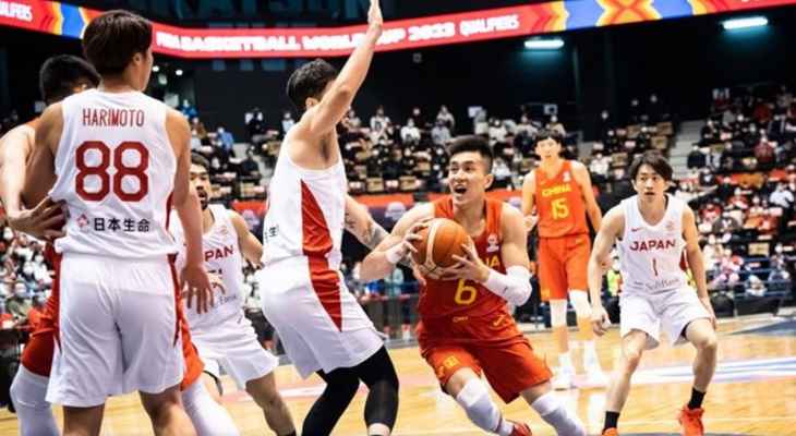 كرة السلة : الصين تستهل مشوارها في تصفيات المونديال بالفوز على اليابان