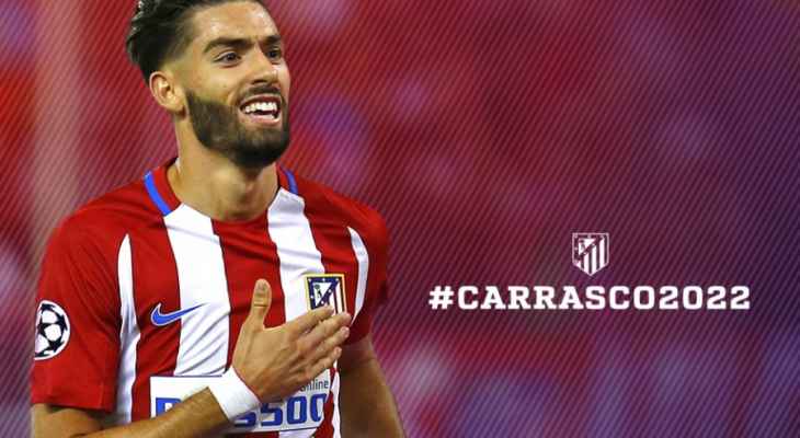 كاراسكو يجدد رسميا عقده مع اتلتيكو مدريد 