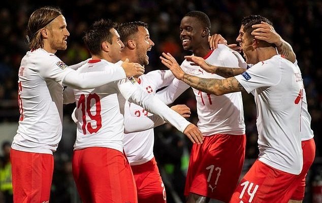 اهداف مباراة ايسلندا وسويسرا في دوري امم اوروبا