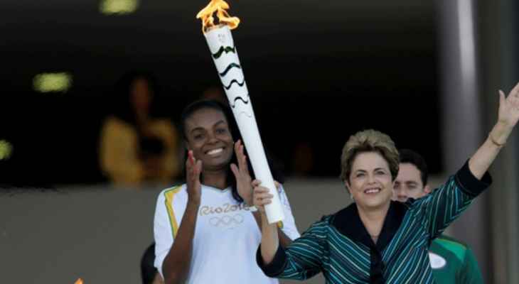 شعلة الاولمبياد تصل إلى ريو دي جانيرو