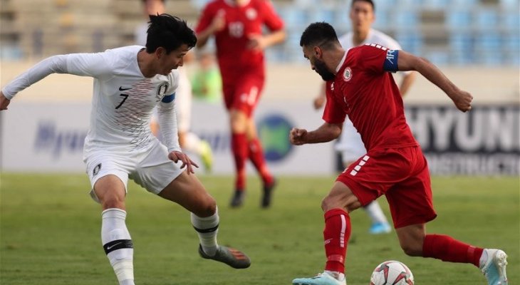 قرارات موفقة من الحكم العراقي في مباراة لبنان وكوريا الجنوبية 