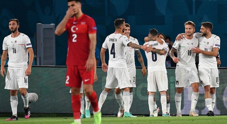 مجريات مباراة ايطاليا وتركيا في افتتاح يورو 2020 