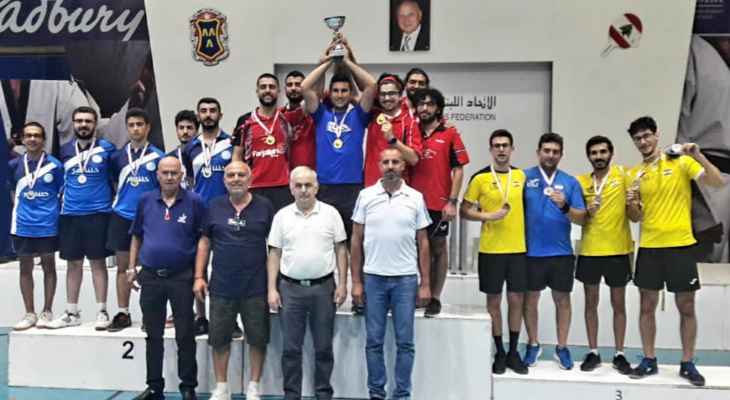 Table tennis: literature and sports, Kfarshima, Lebanese champion among men's teams (second degree)