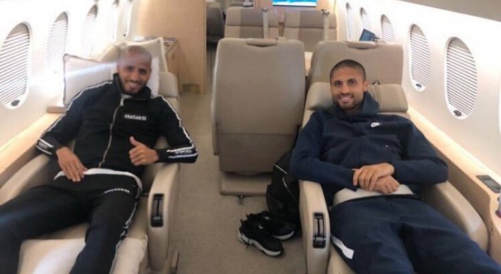 ثنائي اتحاد جدة المغربيان يصلان الرياض بطائرة خاصة