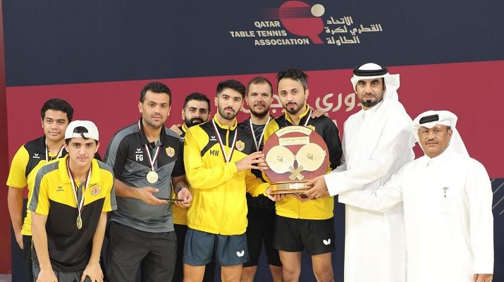 قطر بطلاً للدوري القطري لتنس الطاولة للمرة الرابعة
