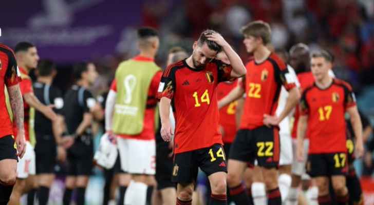 رقم سلبي تاريخي لبلجيكا بعد الهزيمة أمام المغرب
