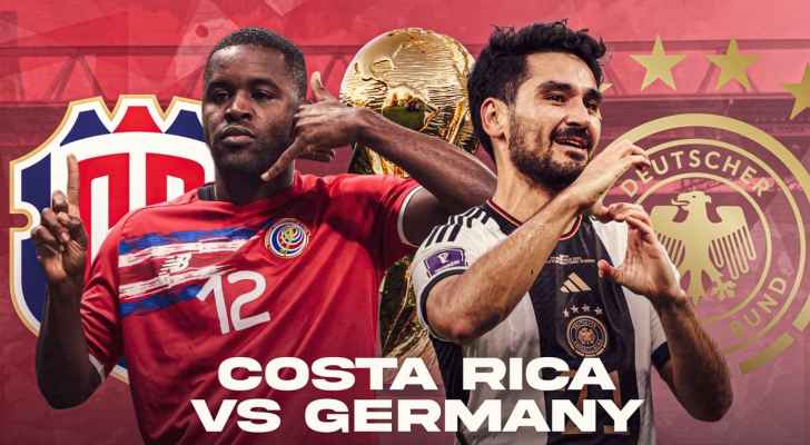أرقام عن مواجهة ألمانيا وكوستاريكا في كأس العالم 2022
