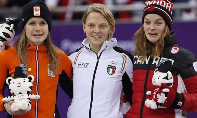 ايطاليا تفوز بالذهبية الأولى لها في اولمبياد بيونغ تشانغ