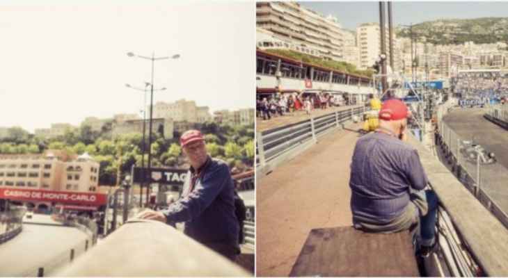 نيكي لاودا يراقب الحصة الثالثة في موناكو عن كثب