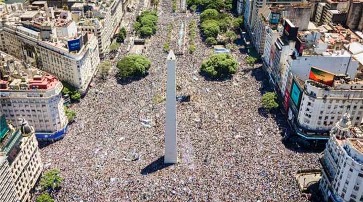 4 ملايين ارجنتيني احتفلوا في بوينس ايريس ببتتويج التانغو بطلا للعالم
