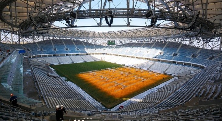 ملعب فولغوغراد بات جاهزا لاستضافة المونديال
