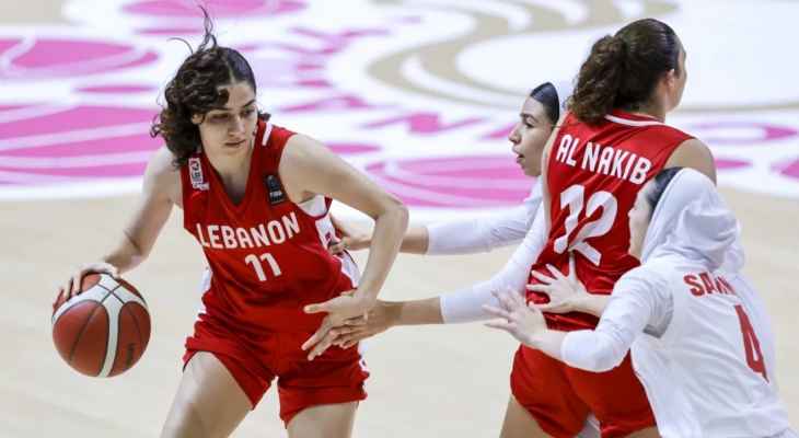 ارقام واحصاءات من مباراة لبنان وايران في كاس اسيا للفتيات تحت 18 عاماً