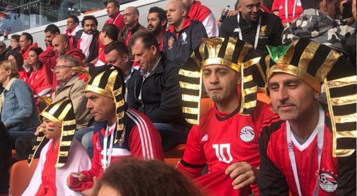 الجماهير المصرية في روسيا تعرض تذاكر مباراة السعودية للبيع