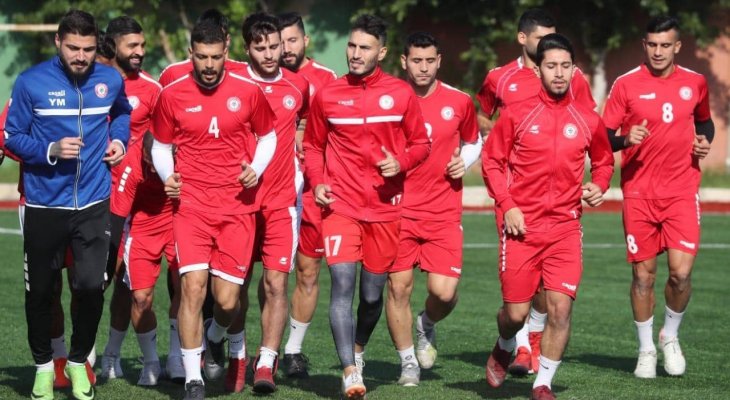 منتخب لبنان لكرة القدم يدخل القسم الثاني من تحضيراته للقاء تركمانستان