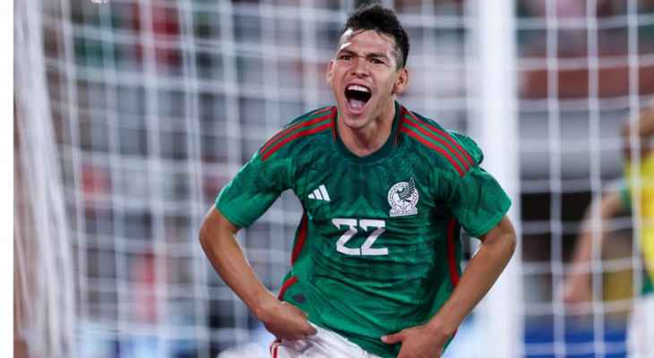 لوزانو يمنح المكسيك الفوز على البيرو وديا