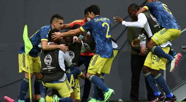 مجريات مباراة كولومبيا وبيرو لتحديد المركز الثالث في كوبا اميركا 
