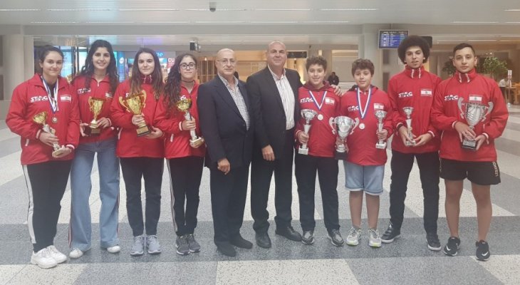 دورة الصداقة الدولية في كرة الطاولة 7 ميداليات للبنان منها 4 ذهبيات 