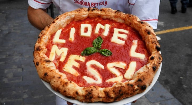 بيتزا إيطاليّة بنكهة ليونيل ميسي