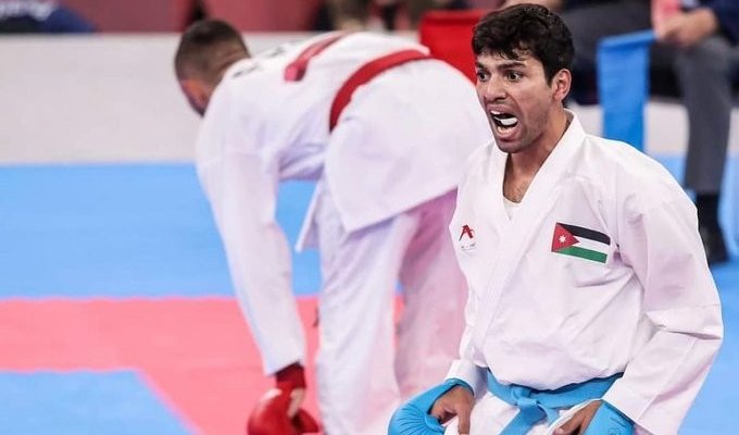 أولمبياد طوكيو: الأردن تضمن الحصول على ميدالية عبر لاعب الكراتيه عبدالرحمن المصاطفة