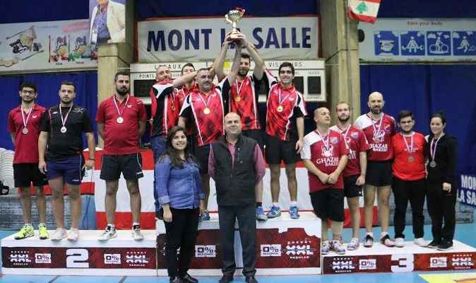 بطولة جبل لبنان في كرة الطاولة : اللقب لانترانيك(انطلياس)