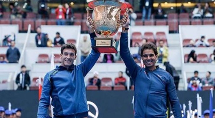 نادال و كارينو يحرزان لقب زوجي الرجال في بطولة الصين المفتوحة 