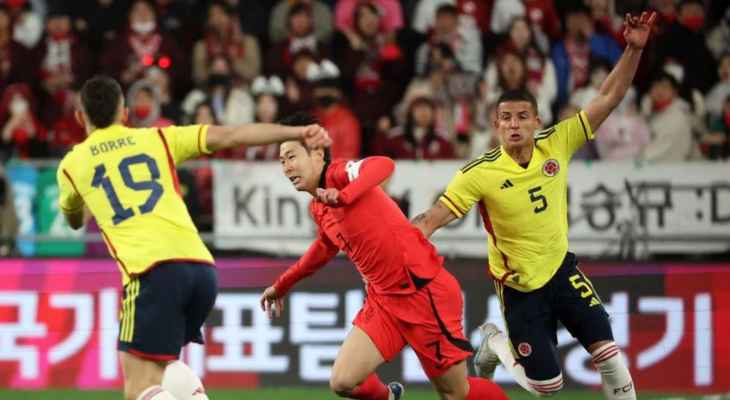 ودية كوريا الجنوبية وكولومبيا تنتهي بالتعادل
