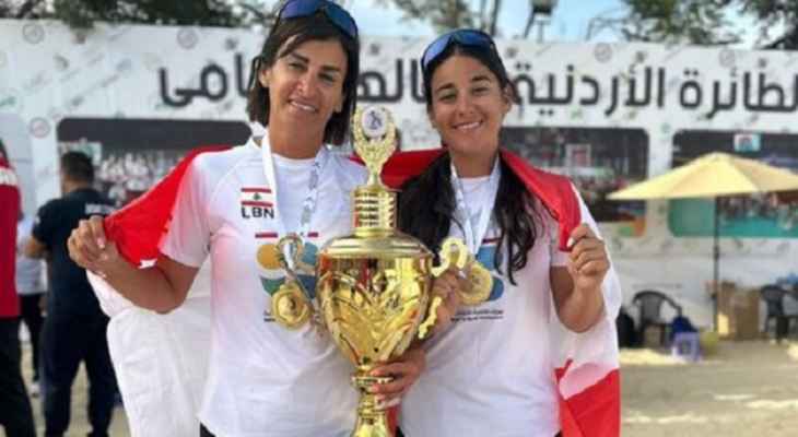 ذهبية وبرونزية للبنان في بطولة غرب آسيا الشاطئية للسيدات في الأردن