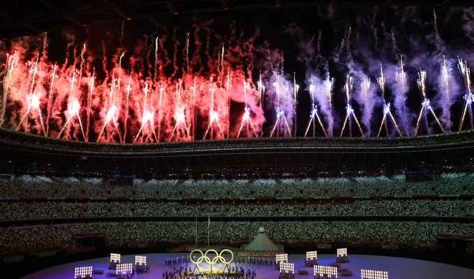 بدء دخول الرياضيّين في حفل افتتاح أولمبياد طوكيو 2020