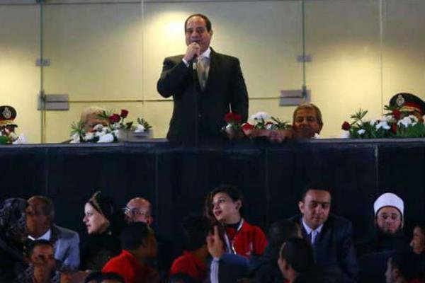 الرئيس المصري يفتتح الدورة الثامنة للأولمبياد الخاص
