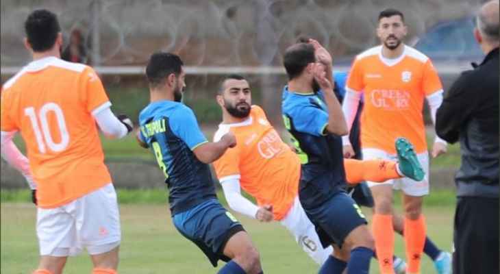 الدوري اللبناني: طرابلس يفرض التعادل على ضيفه الانصار