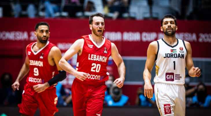 سلة اسيا: لبنان الاستثنائي يصل الى النهائي بعد تخطي الاردن