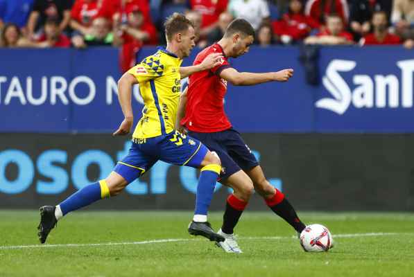 الدوري الاسباني: اوساسونا يحصد فوزه الثالث هذا الموسم على حساب لاس بالماس